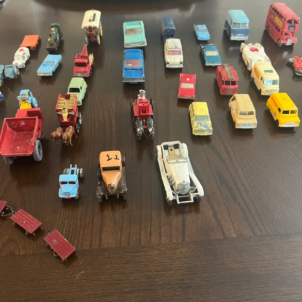 Assorted Vintage Toy Cars Set